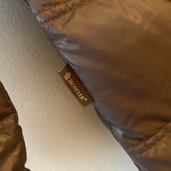 MONCLER | Dark Brown Down Filled Full length puffer winter coat women’s Small - Picture 7 of 11